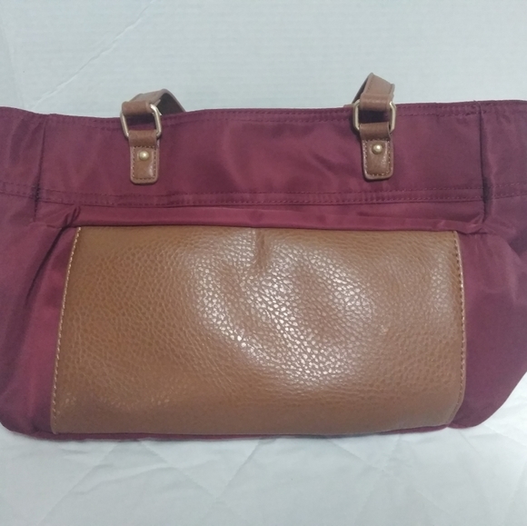Tommy Hilfiger Maroon Shopper Tote Bag - Picture 2 of 7